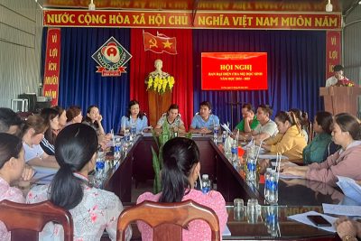 HỘI NGHỊ BAN ĐẠI DIỆN CHA MẸ HỌC SINH NĂM HỌC 2024-2025